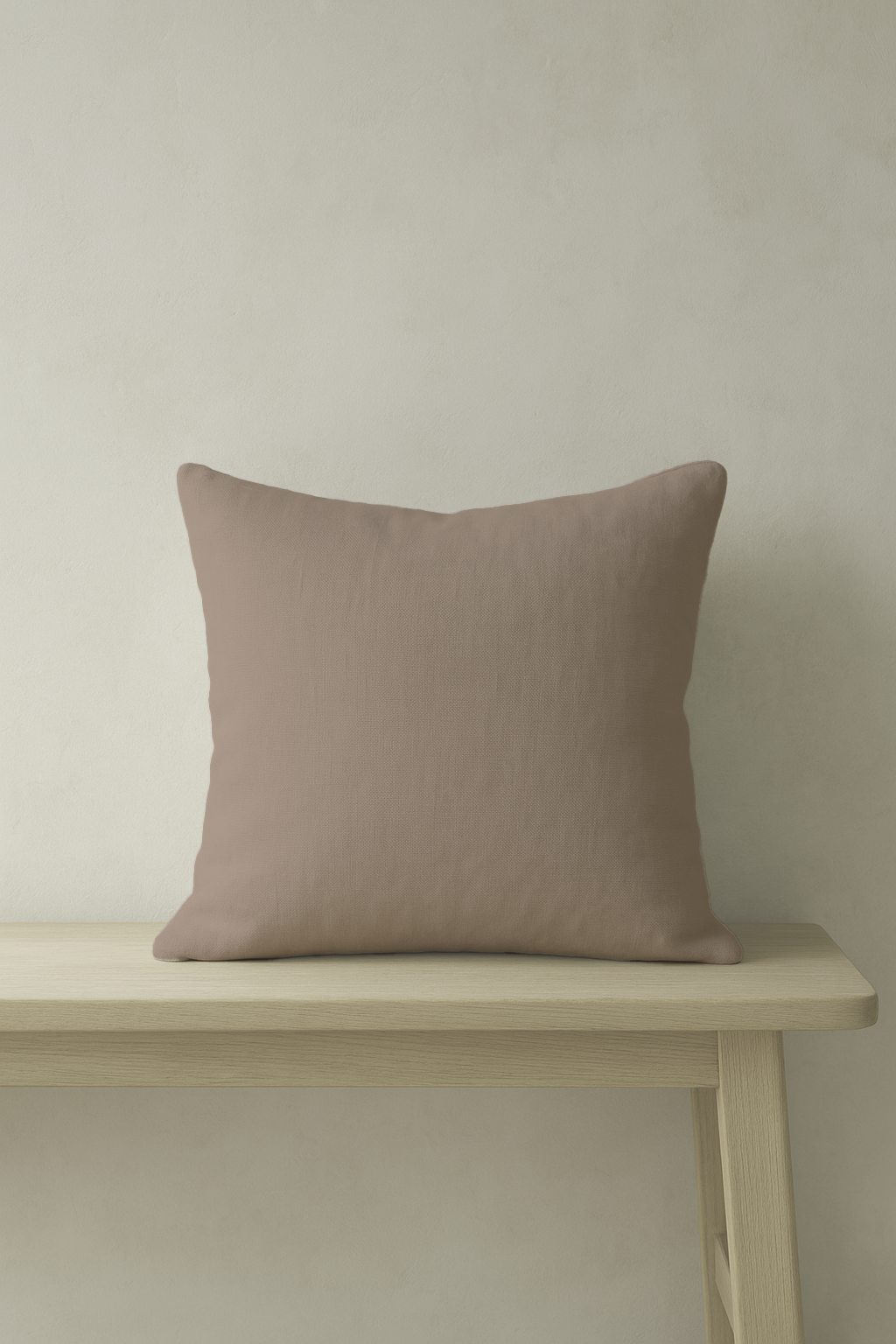 Plain Clay – Handmade Cotton-Linen Cushion
