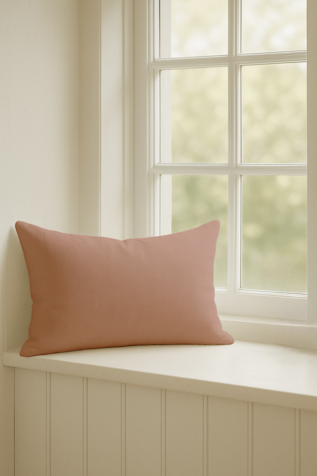 Plain Clay – Handmade Cotton-Linen Cushion