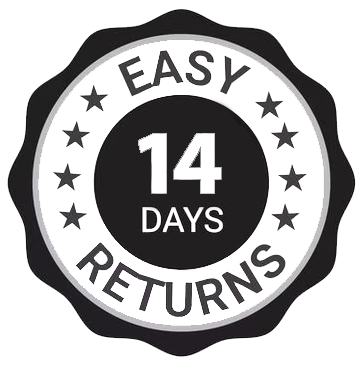 14 days hassle-free returns on all eligible orders TRUST BADGE