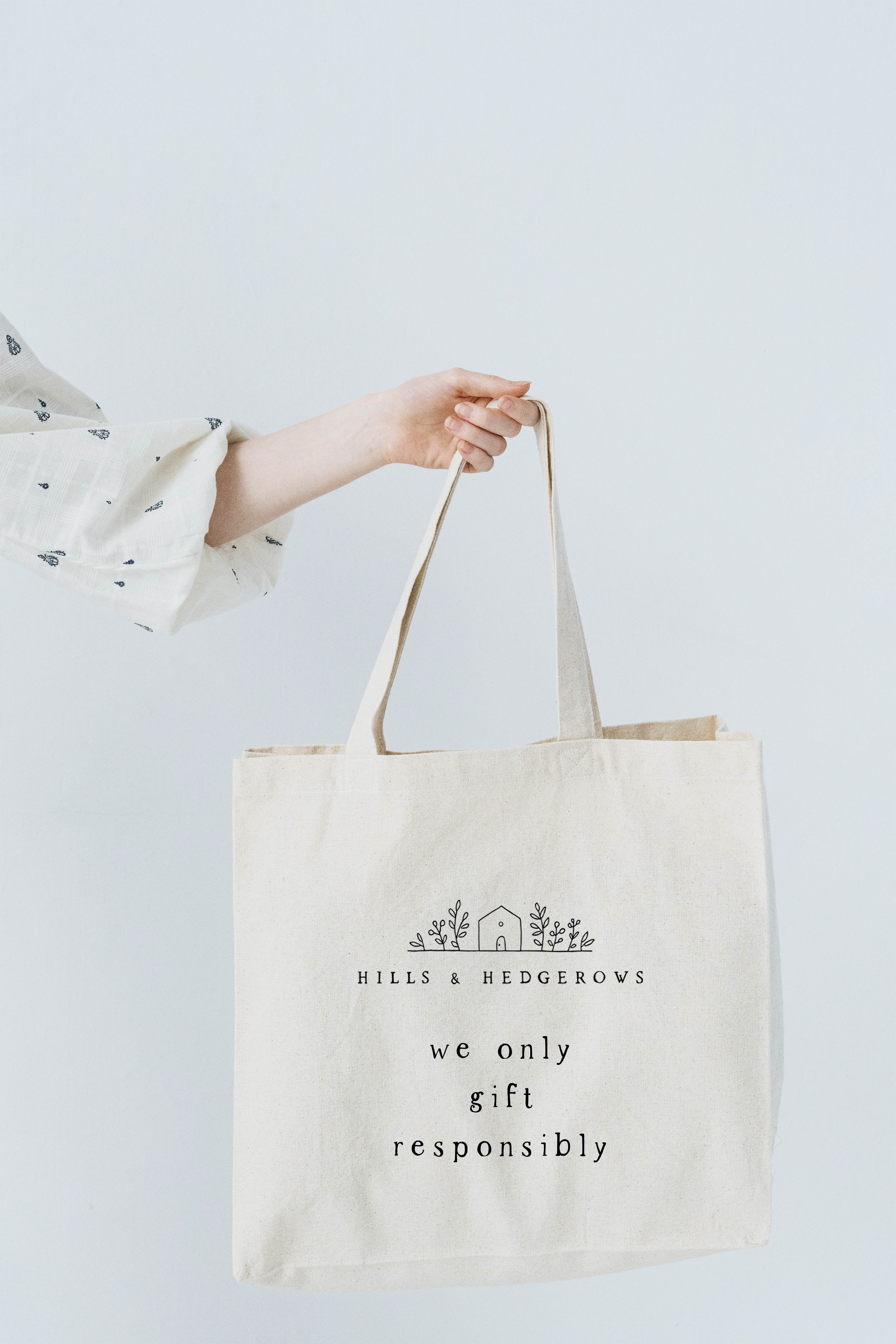 We only gift responsibly totes bag