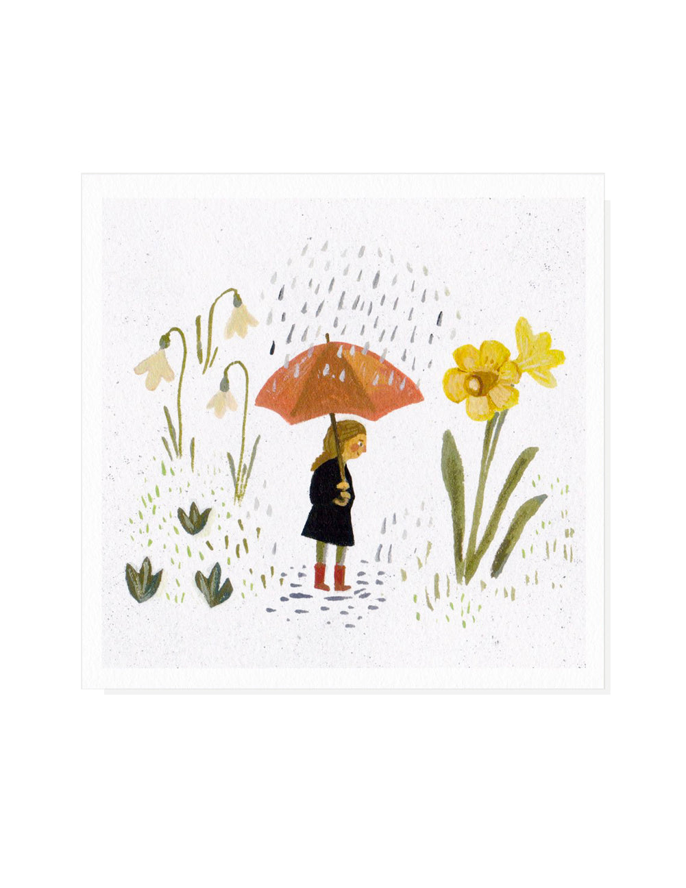 Spring Rain. Giclee Print.