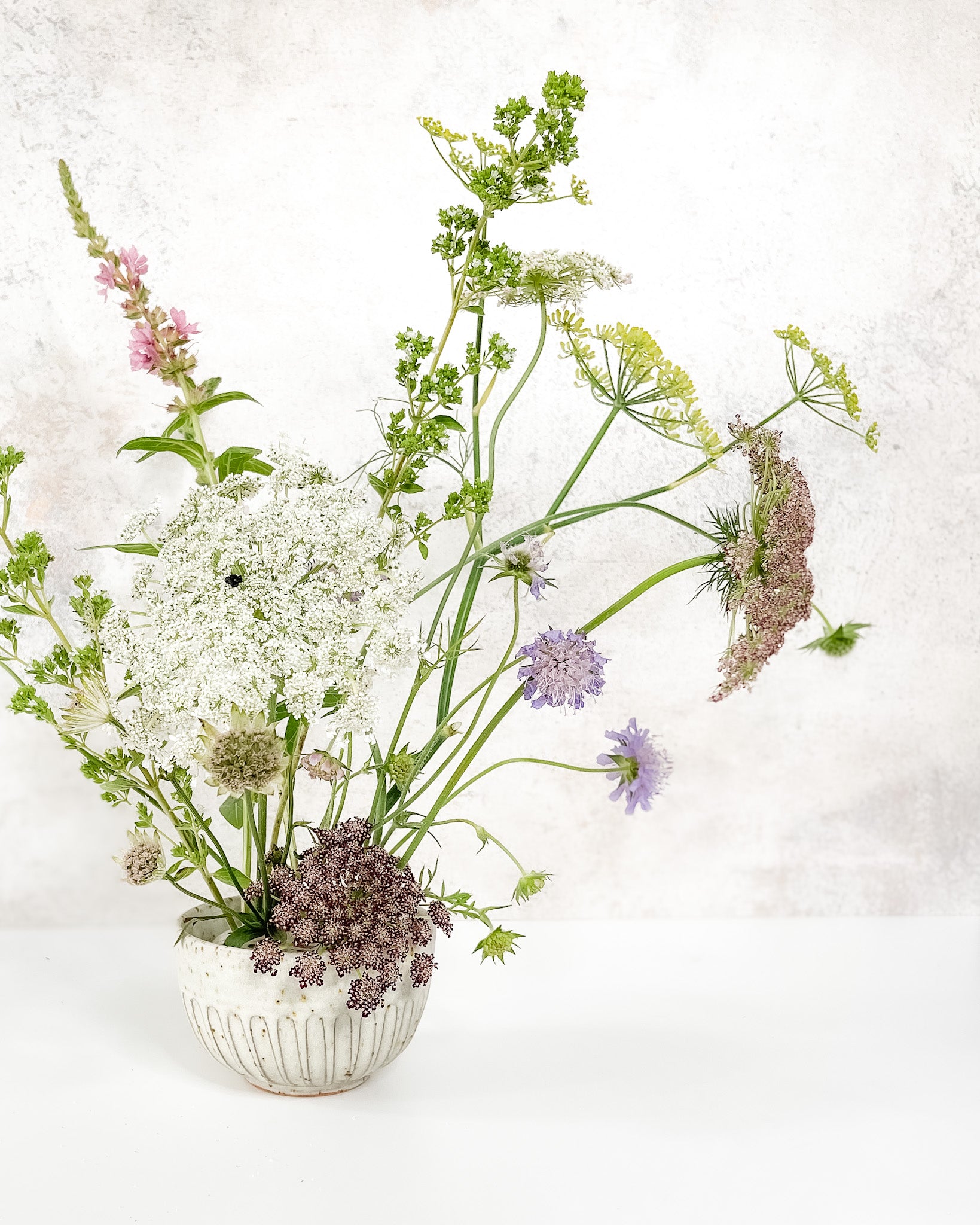 Hand-thrown Ceramic Ikebana Bowl - Artistic Flower Vessel & Stem Holder | Stoneware Pottery for Unique Floral Displays